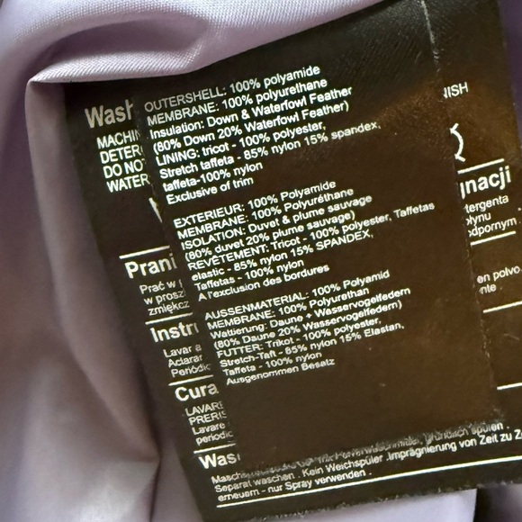 Burton Sphinx Down Jacket Women’s size XS Lilac - Picture 12 of 14